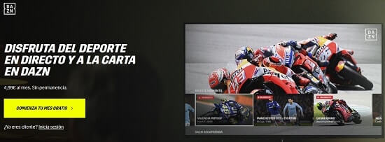 motogp directo online gratis dazn