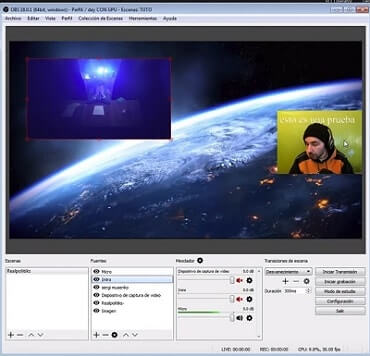 capturadora de pantalla pc obs studio
