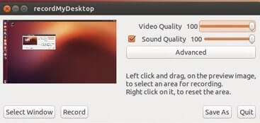 grabadores de pantalla pc recordmydesktop