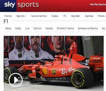 sky para ver formula 1