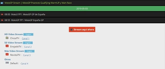 ver carrera motogp online vipleague