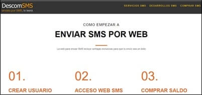 Numero para recibir SMS