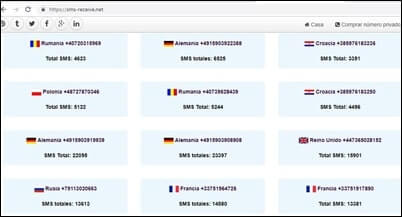 Para enviar SMS anonimos