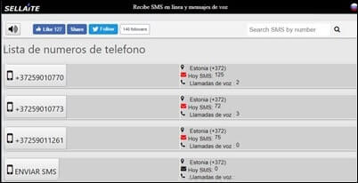 Numeros para recibir SMS online gratis sin registro