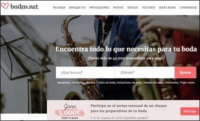 La mejor pagina para organizar bodas