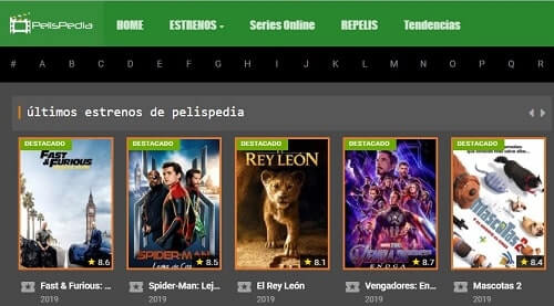 Pelispedia series y peliculas online divxatope