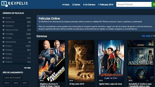 Rexpelis cine gratuito en casa