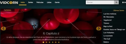 Vidcorn mejor alternativa a series danko