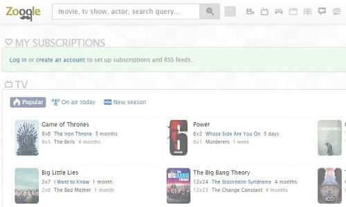 Zooqle mejor buscador de torrents