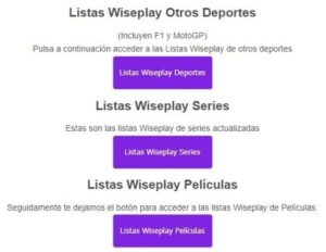 Listas Wiseplay peliculas