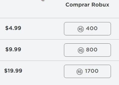 Comprar Robux