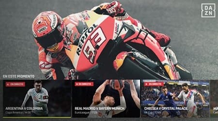 DAZN aplicación gratis