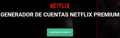 Generar cuentas Netflix