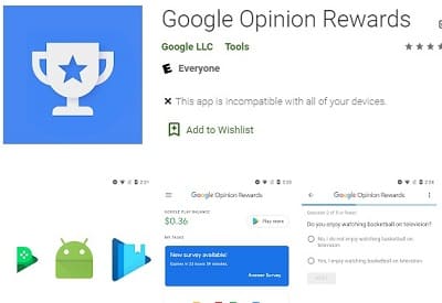 Google Opinion Rewards