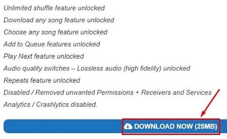 Deezer aplicación móvil