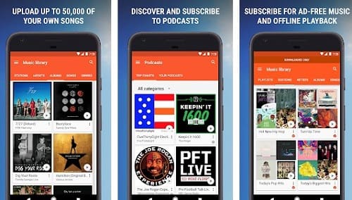 Google Play Music listas