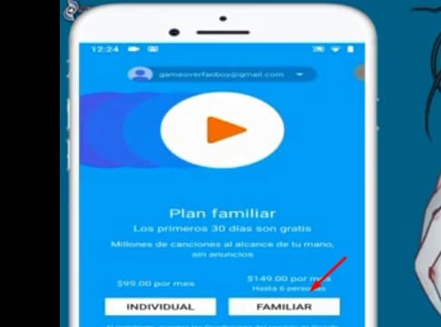 Google Play Music familia