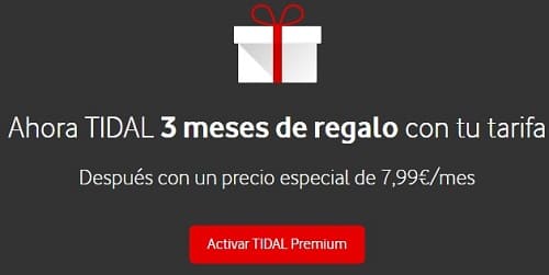 Tidal Vodafone plan