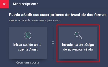 Avast Free código