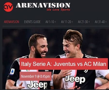 Arenavision deportes online