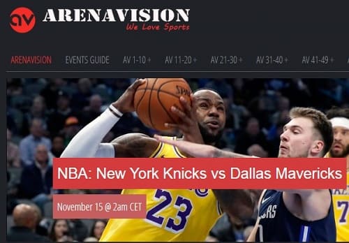 Arenavision deportes en vivo