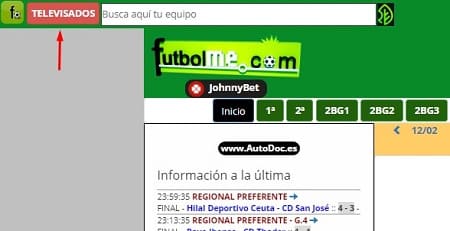 Futbolme partidos tv