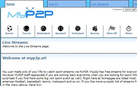 MyP2P Arenavision