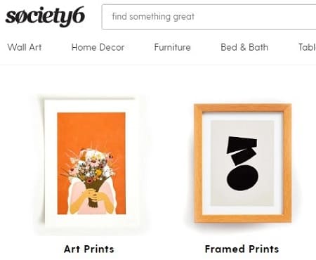 Society6 vender diseños