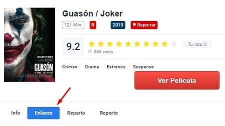 Cinetux catálogo pelis