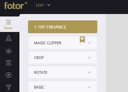 Fotor editor de forografía