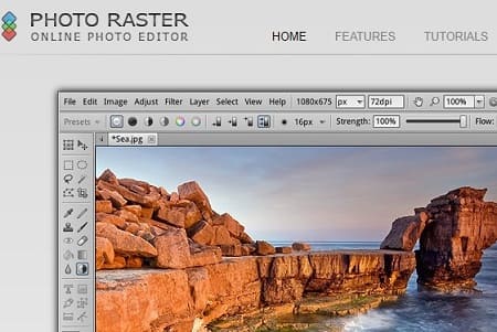 Photo Raster editor de fotografía