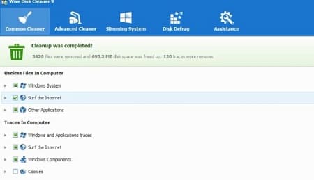 Wise Disk Cleaner optimizar ordenador