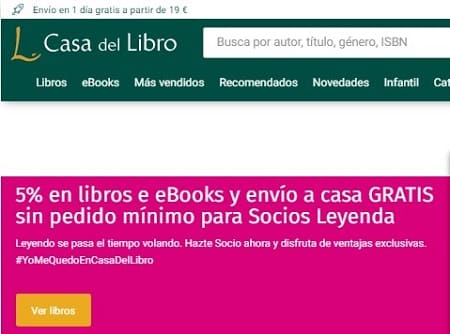 Página descargar libros