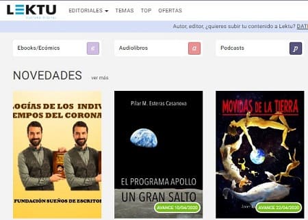 Página bajar ebooks