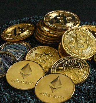 bitcoin on the floor